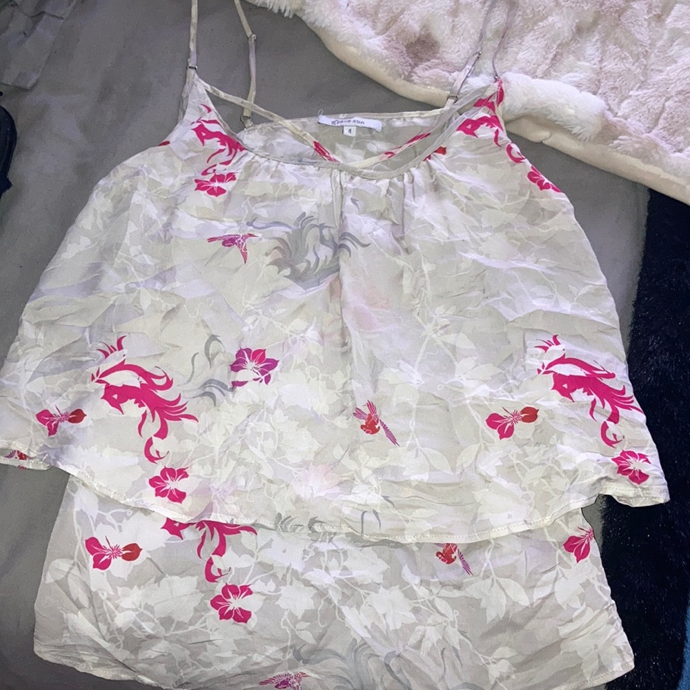 Boho slip printed top!